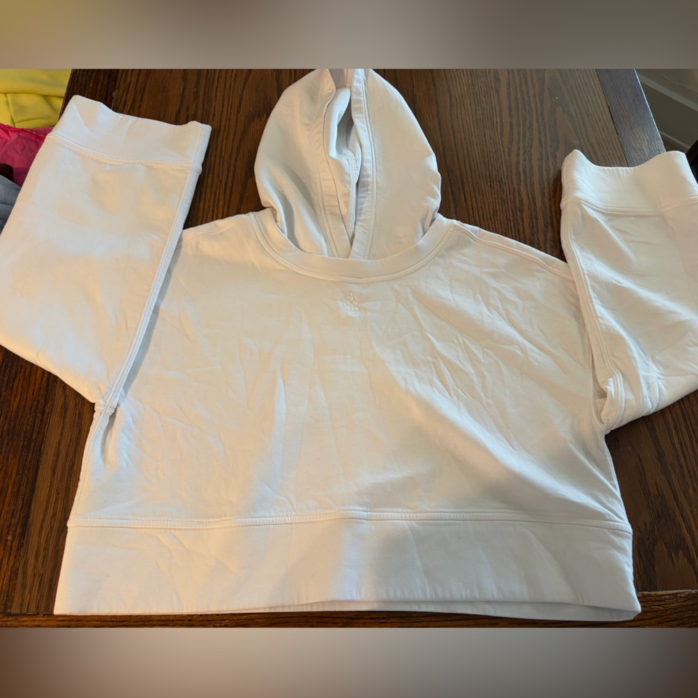 Free People White Hoodie